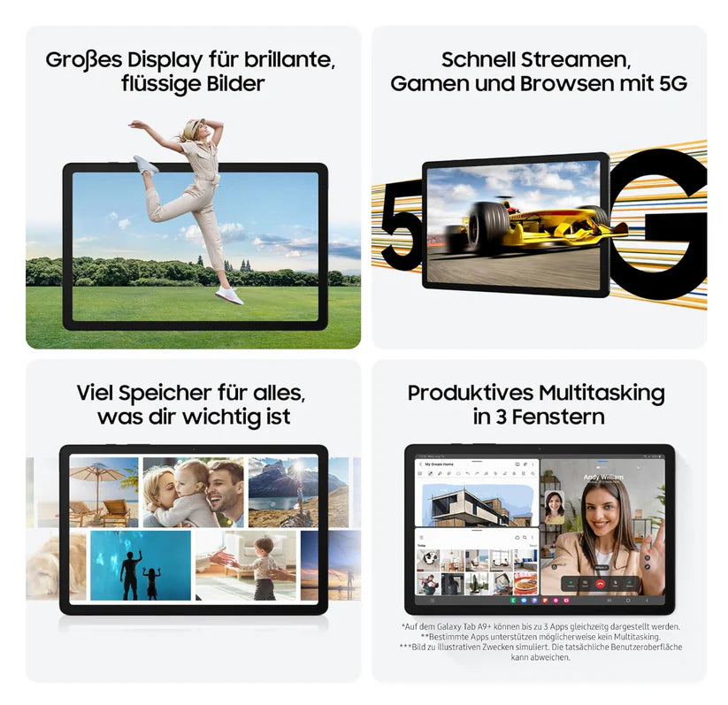 Tablet A9+ 11" 64gb + WiFi